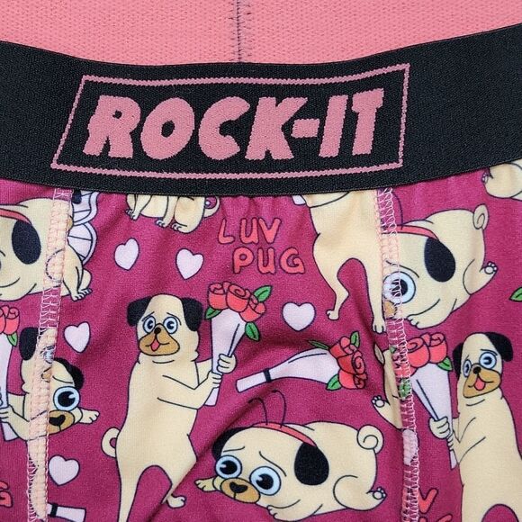 ROCK-IT Luv Pug Briefs Size Large - Picture 7 of 8
